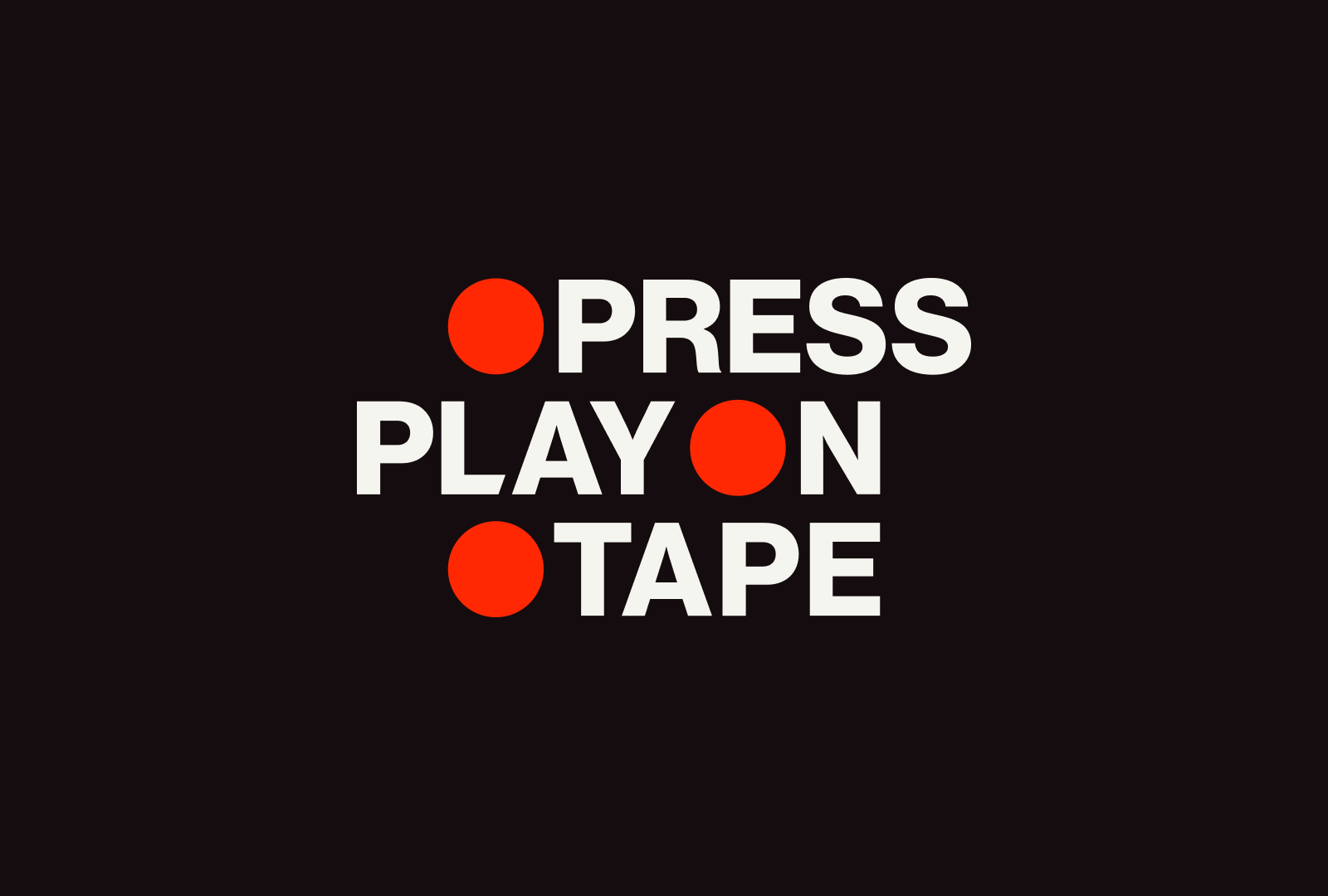 Press Play On Tape